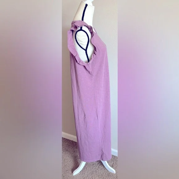 NWT Universal Thread Mauve Ruffle Sleeve Dress - Picture 2 of 7